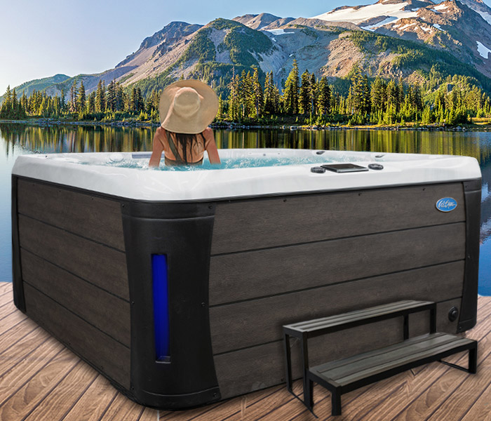 Calspas hot tub being used in a family setting - hot tubs spas for sale Lansing