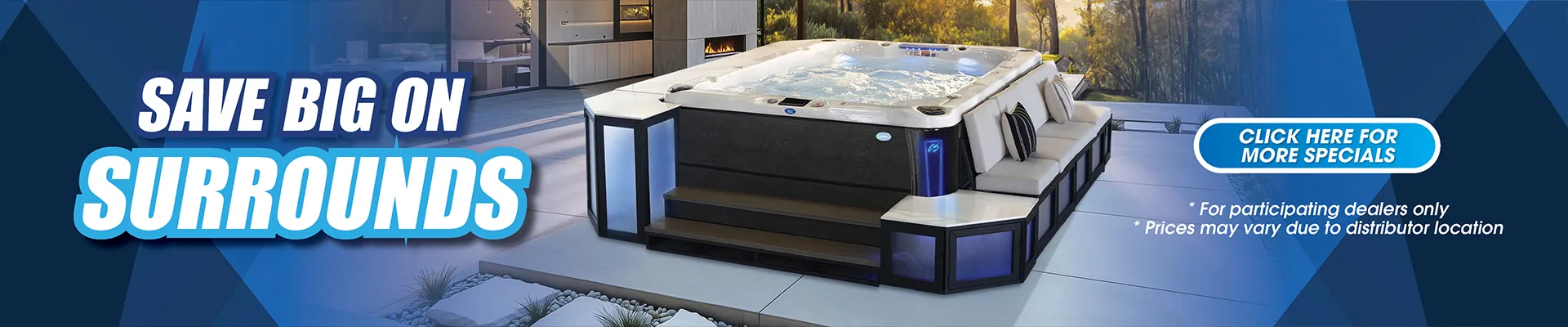 Calspas hot tub being used in a family setting - Lansing